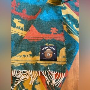 sackcloth + ashes Smokey Bear Wild Blanket 72 L x 60 W NWOT